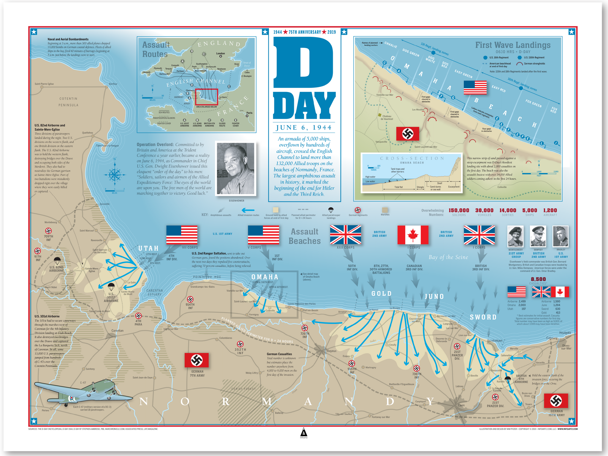 D-Day Infographic Print (24x18)