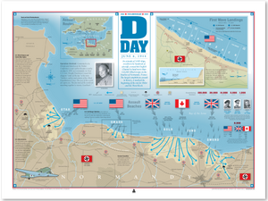 D-Day Infographic Print (24x18)