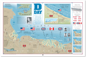 D-Day Infographic Print (36x24)